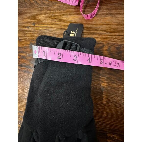 DF Sport Black Fleece Men's Gloves Size Medium/M - Picture 5 of 5